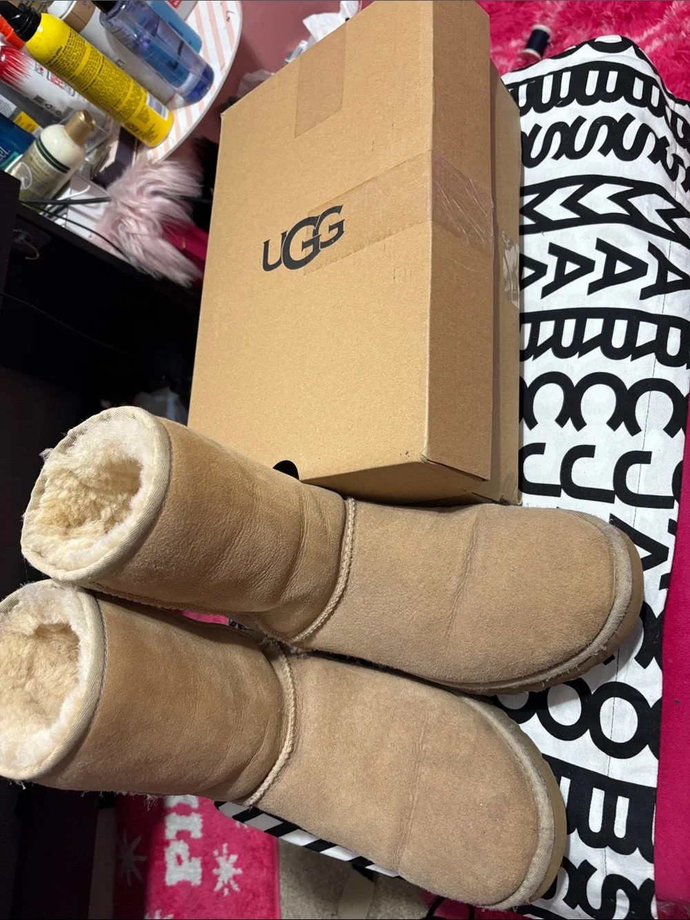 UGG Classic Short Women's Boots - Chestnut/Tan Suede